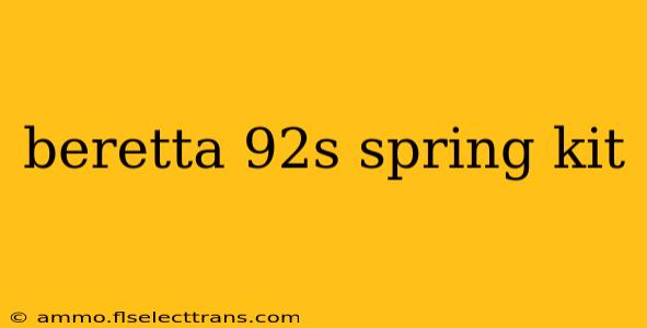 beretta 92s spring kit