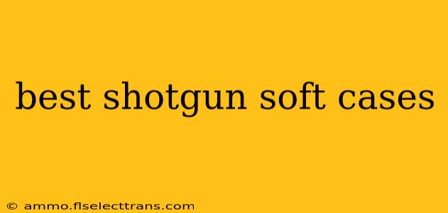 best shotgun soft cases