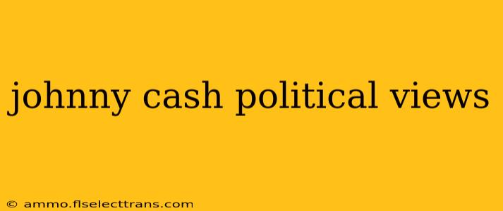 johnny cash political views