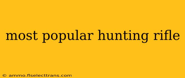 most popular hunting rifle