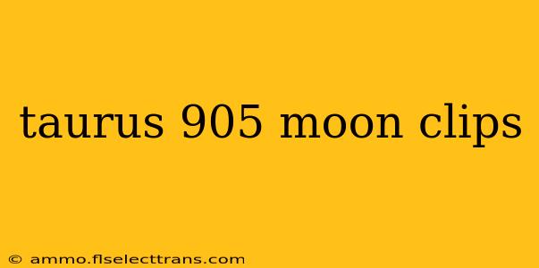 taurus 905 moon clips